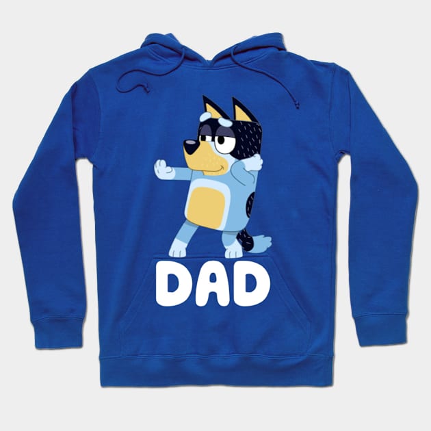 Bluey dad Hoodie by tonglang178@gmail.com